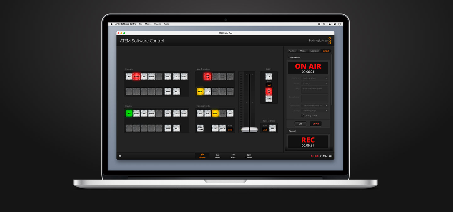 Professional Livestreaming Software